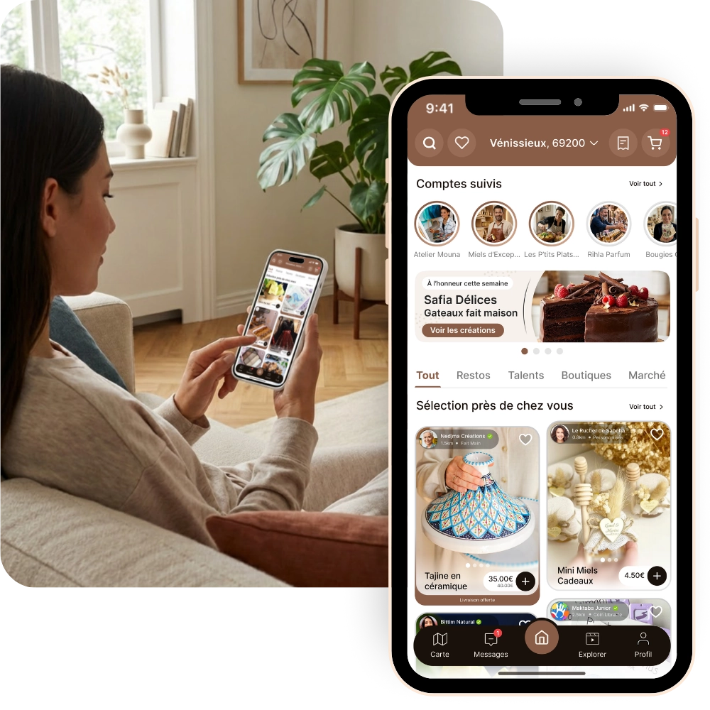Beyti app home page